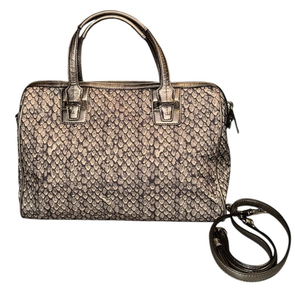 Coach | Bags | Coach Taylor Python Print Satchel Handbag | Poshmark